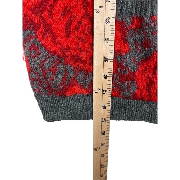 Anthropologie Sparrow Floral Mohair blend hooded cardigan size M - Picture 5 of 9